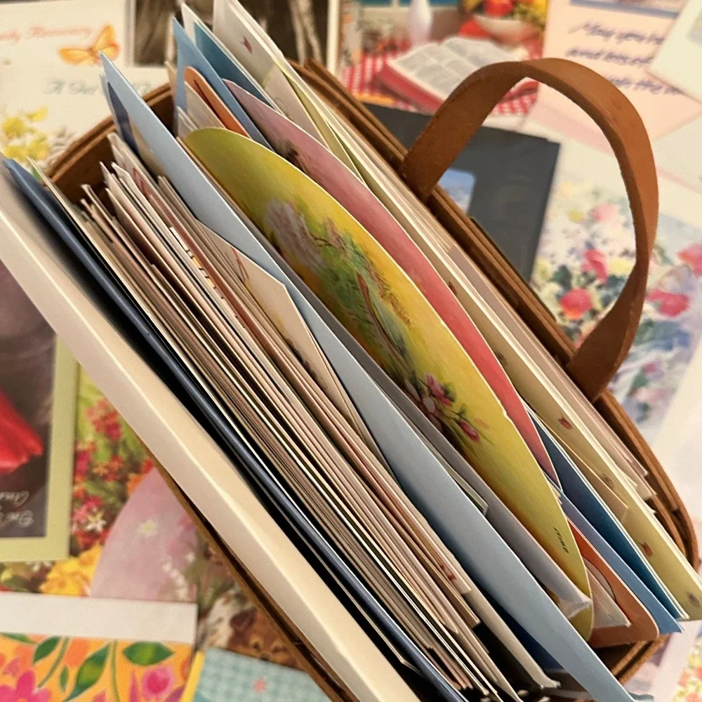 Unbranded Large Greeting Card Lot Mixed Excellent Vintage Nature Animal HBD
